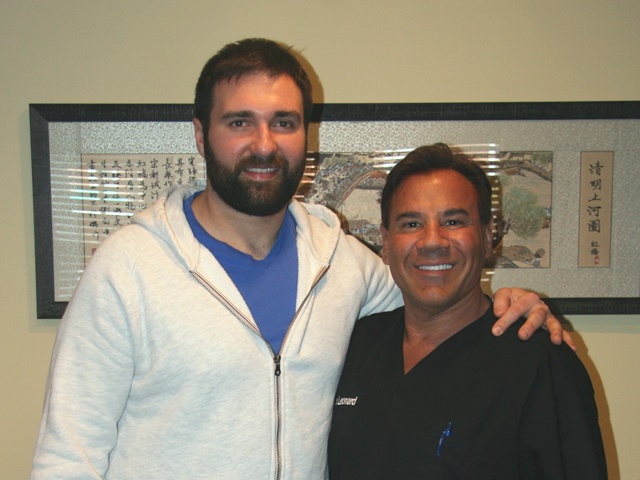 Ninkovich with Dr Leonard