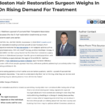 Dr. Matthew Lopresti discusses why more patients are seeking hair restoration treatment earlier than in the past.